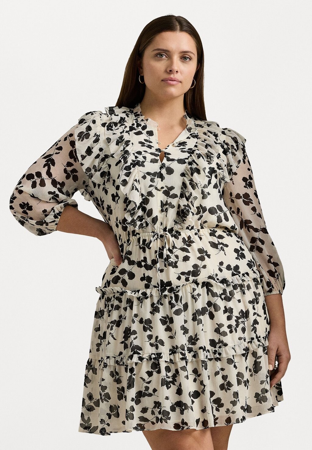 

Дневное платье RUBARTEE 3/4 SLEEVE DAY DRESS Lauren Ralph Lauren Woman, черный