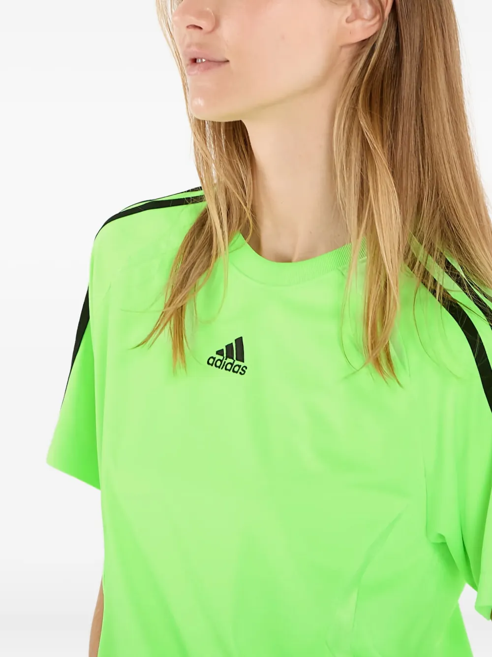 Футболка Adicolor Teamgeist Adidas, зеленый — фото 4