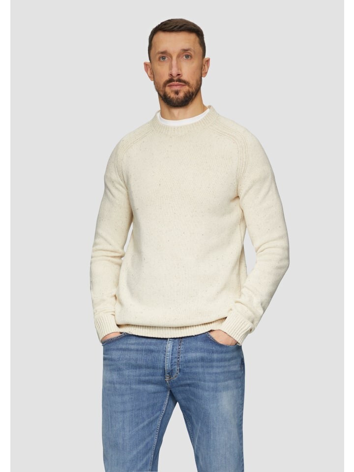 

Пуловер s.Oliver Strickpullover langarm, кремовый