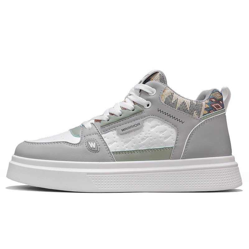 

WARRIOR Кроссовки для скейтбординга мужские High top Green/White