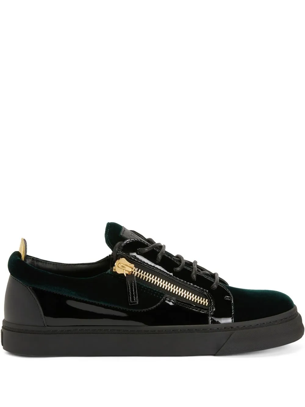 

Бархатные кеды Frankie Giuseppe Zanotti, зеленый