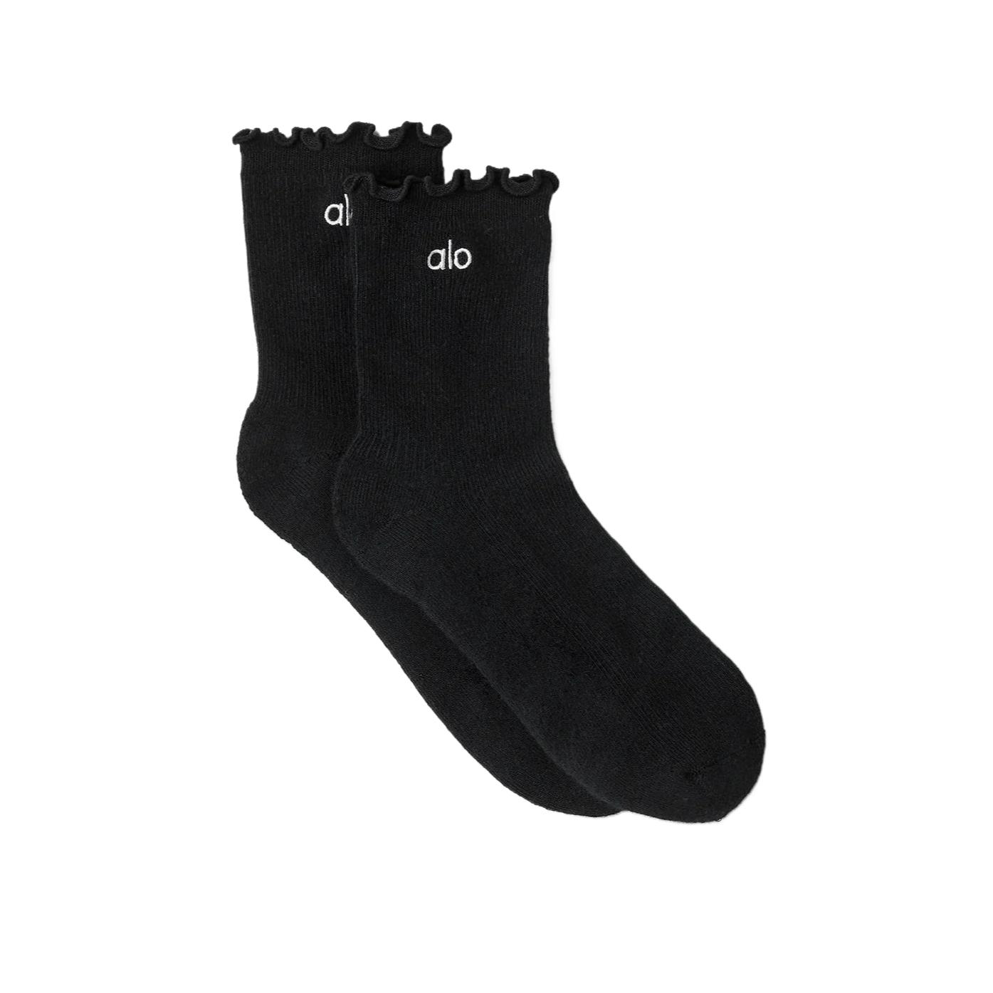 

Носки женские Lettuce Edge Sock Crew Alo Yoga, черный