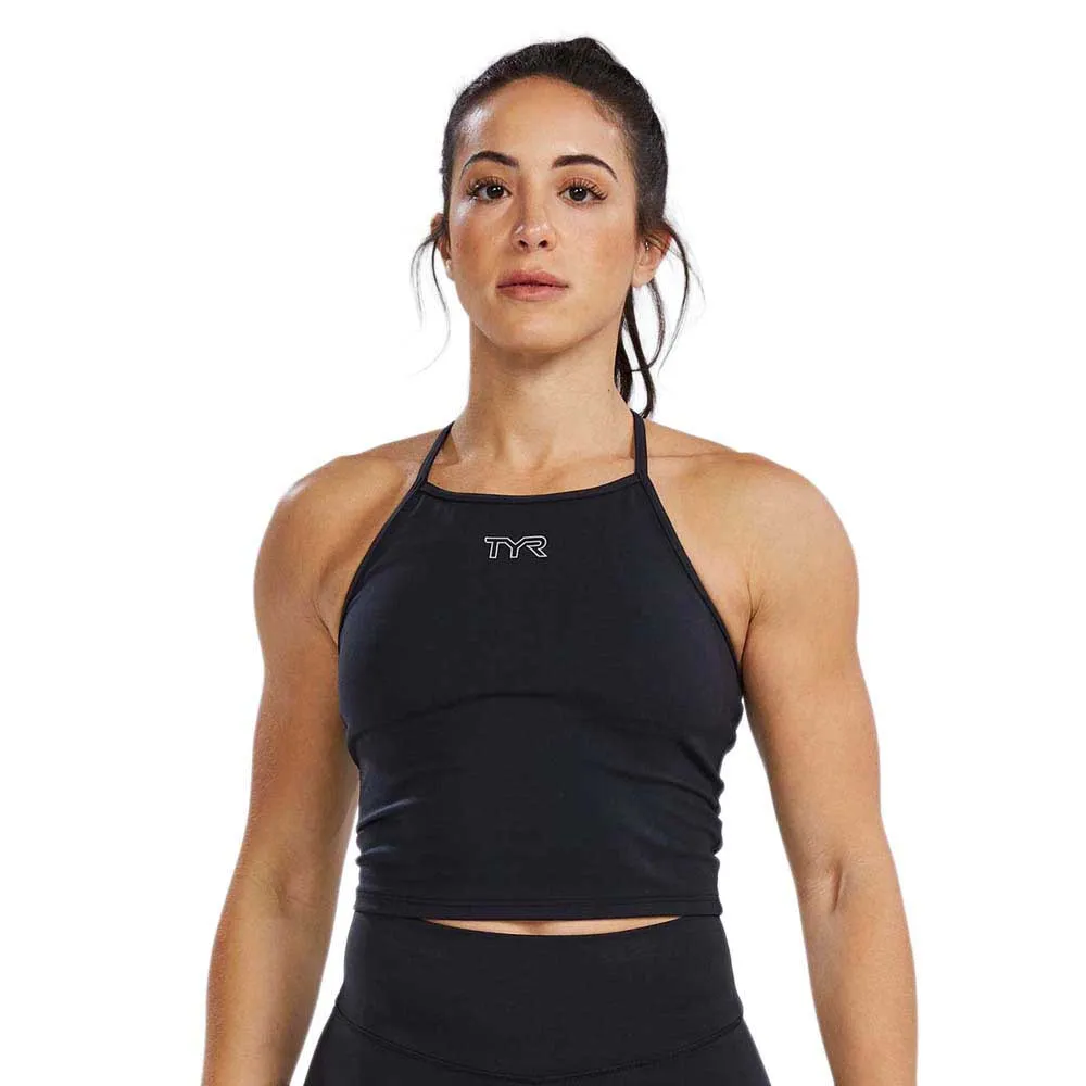 

Футболка без рукавов спортивная TYR Joule Elite Thin Strap, черный