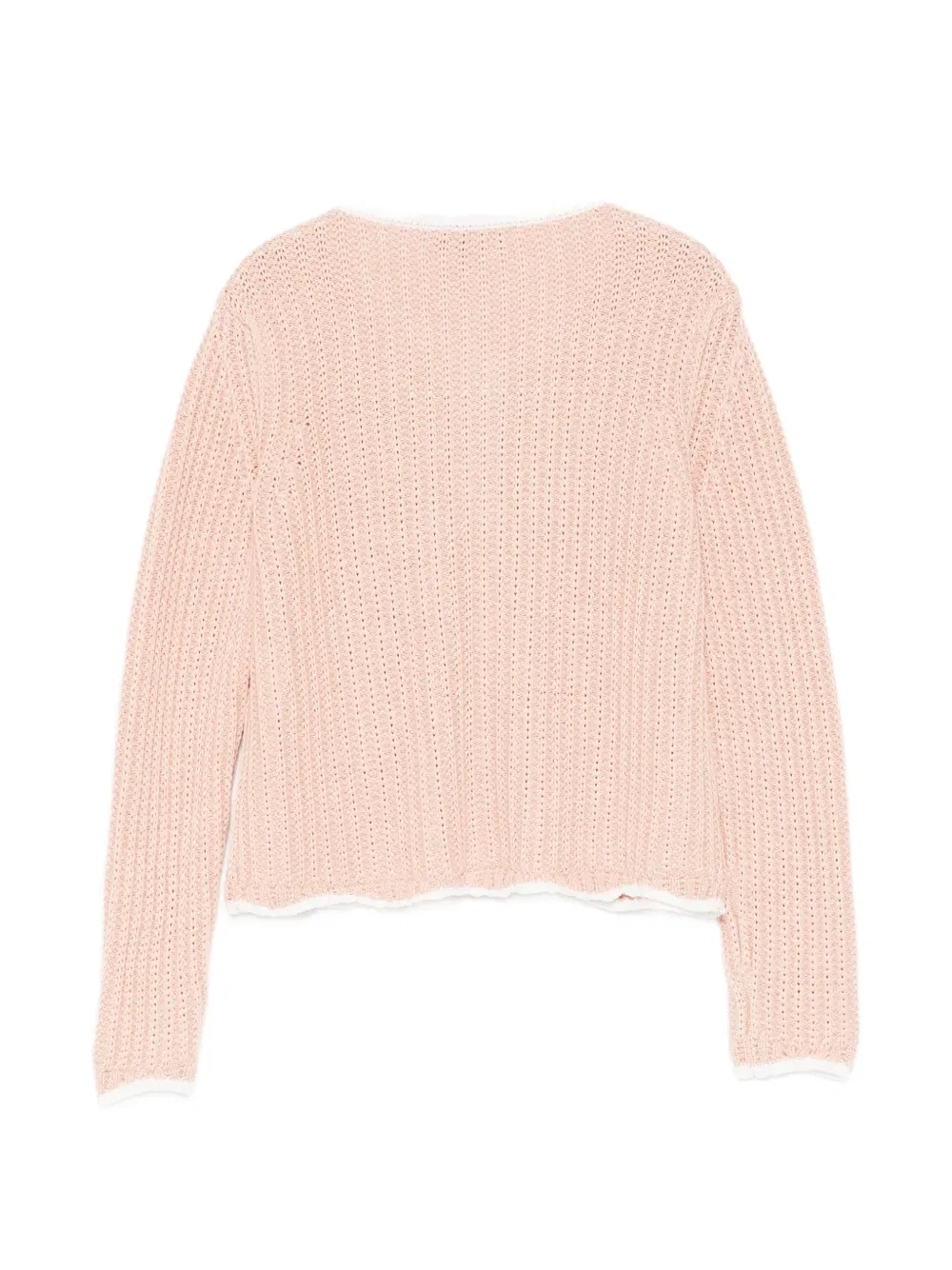 Кардиган с круглым вырезом Emporio Armani Kids, оранжевый — фото 2