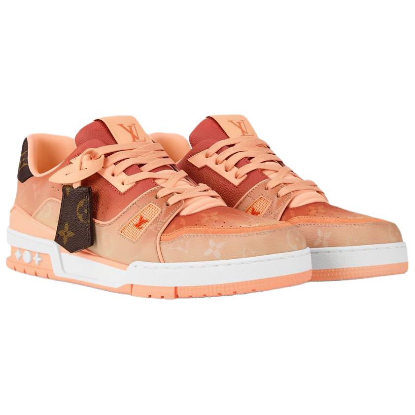 LOUIS VUITTON Кроссовки низкие Skateboard Shoes мужские Orange — фото 4