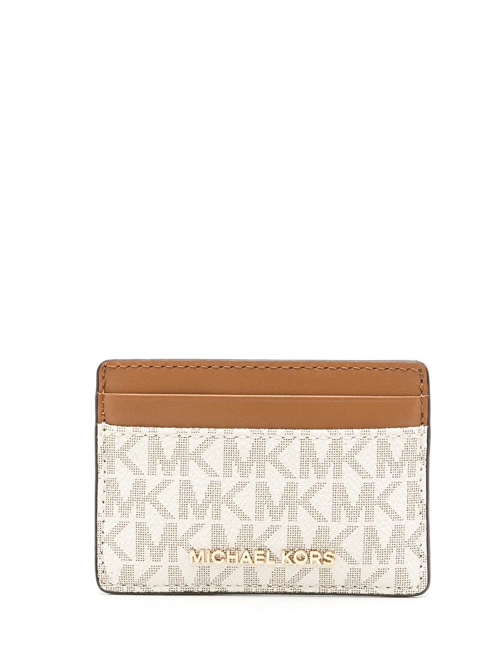

Кошелек из искусственной кожи с монограммой Michael Michael Kors, коричневый