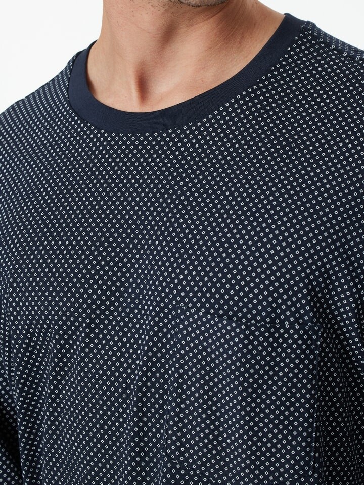 

Пижама Schiesser lang Comfort Essentials, темно-синий