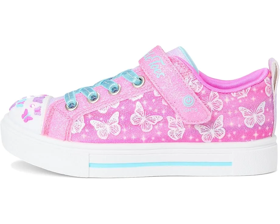 Кроссовки SKECHERS KIDS Twinkle Sparks 314813L - Ombre Flutte (Little Kid), Hot Pink/Multi — фото 4