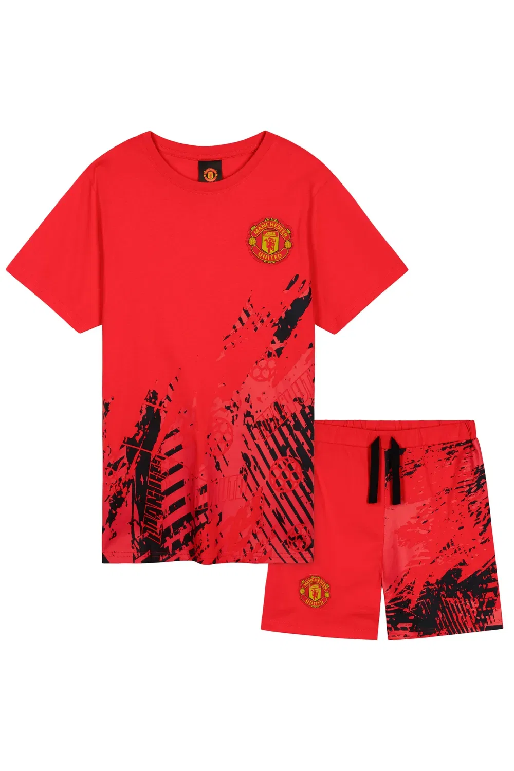 Пижама для мальчиков футбольная Manchester United Fc, красный