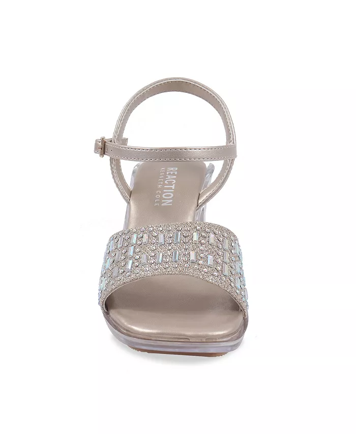 Туфли на каблуке Cinderella Shine с заостренным носком для девочек и подростков Kenneth Cole Reaction, золотой — фото 3