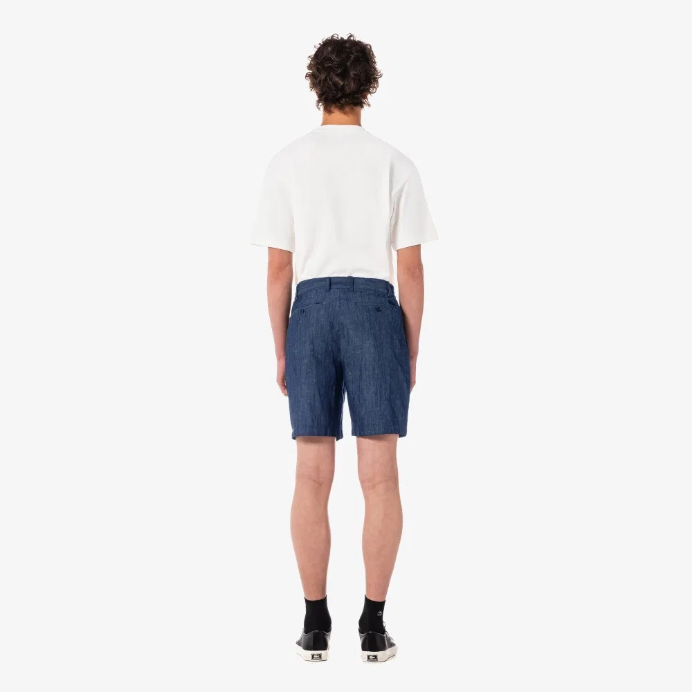 Мужские джинсовые бермуды синего цвета от Lacoste — фото 4