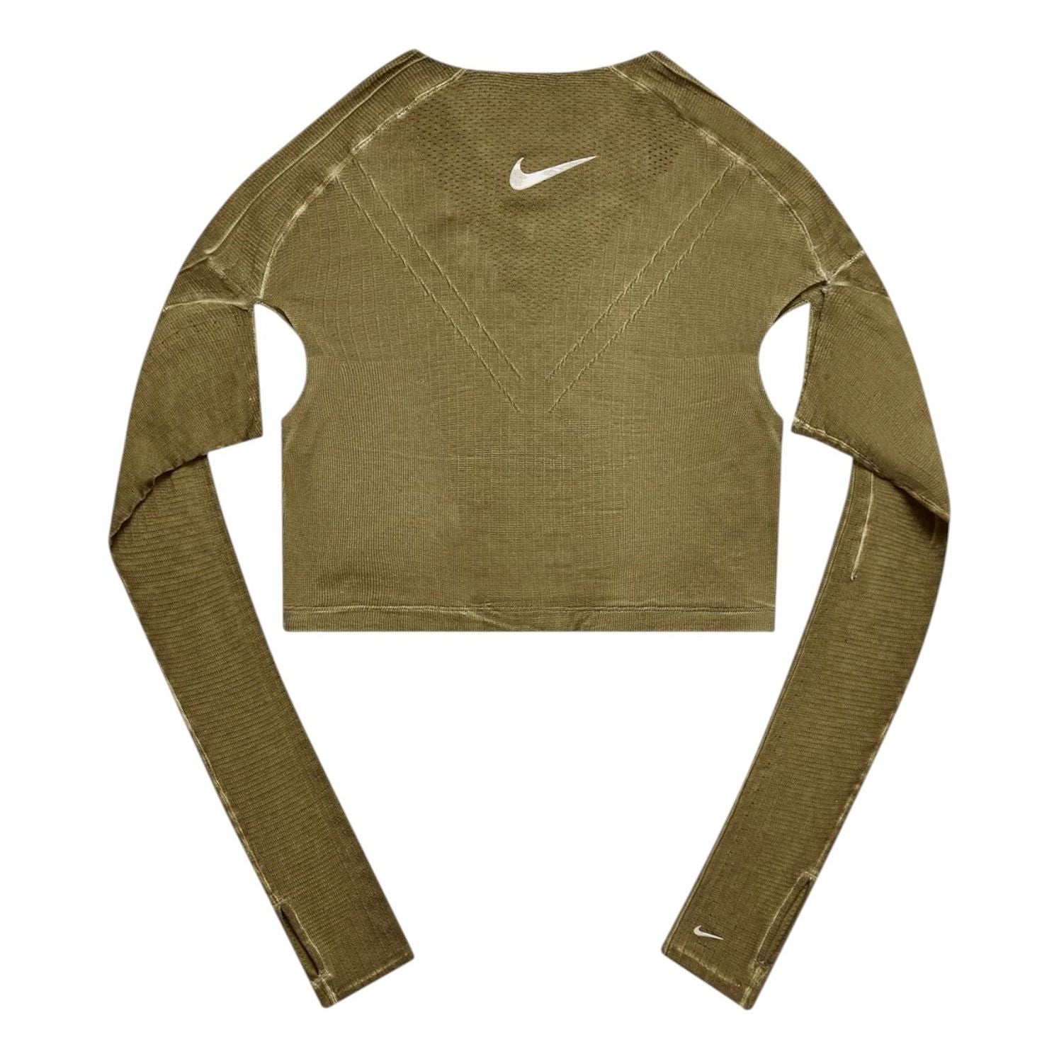 Топ (WMNS) Nike x KNWLS Ghost Top 'Olive Flak' — фото 2