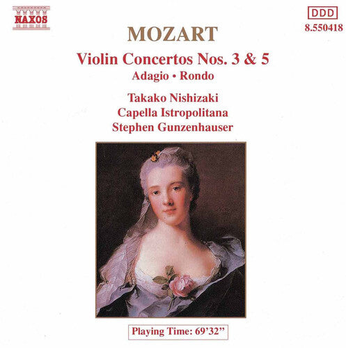 

CD диск Mozart / Gunzenhauser: Violin Concerti 3 & 5 / Rondo / Adagio