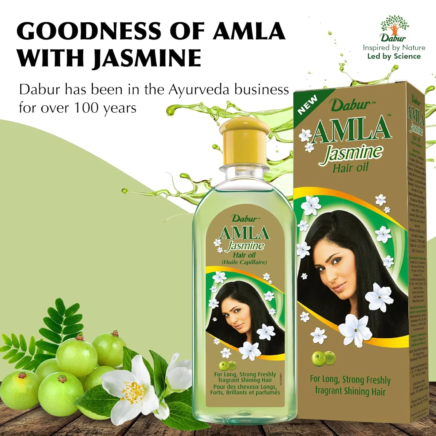 Масло для волос «Amla Jasmine» от Dabur, 200 мл Dabur — фото 4