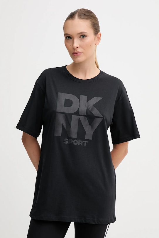 

Футболка из хлопка Dkny, черный