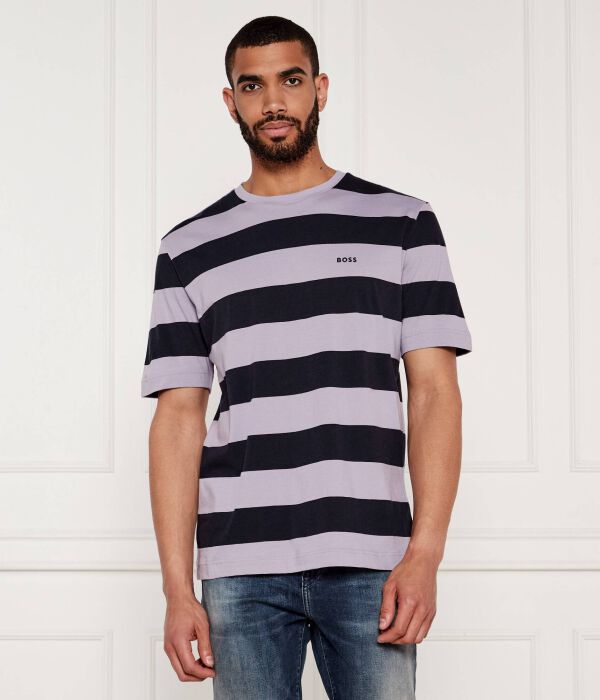 

Футболка Talestripe Relaxed fit Boss Orange, фиолетовый