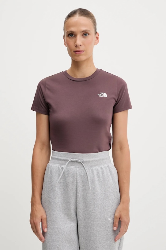 

Футболка Simple Dome The North Face, коричневый