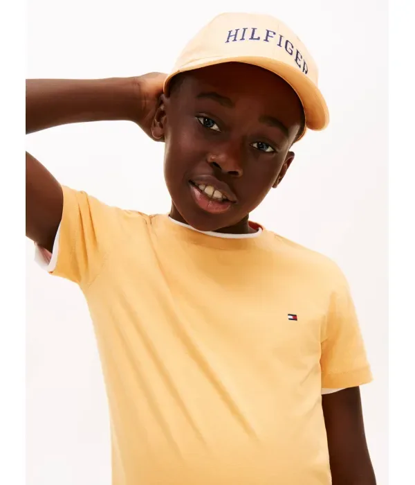 Футболка НЕОБХОДИМОСТЬ regular fit Tommy Hilfiger, оранжевый — фото 4