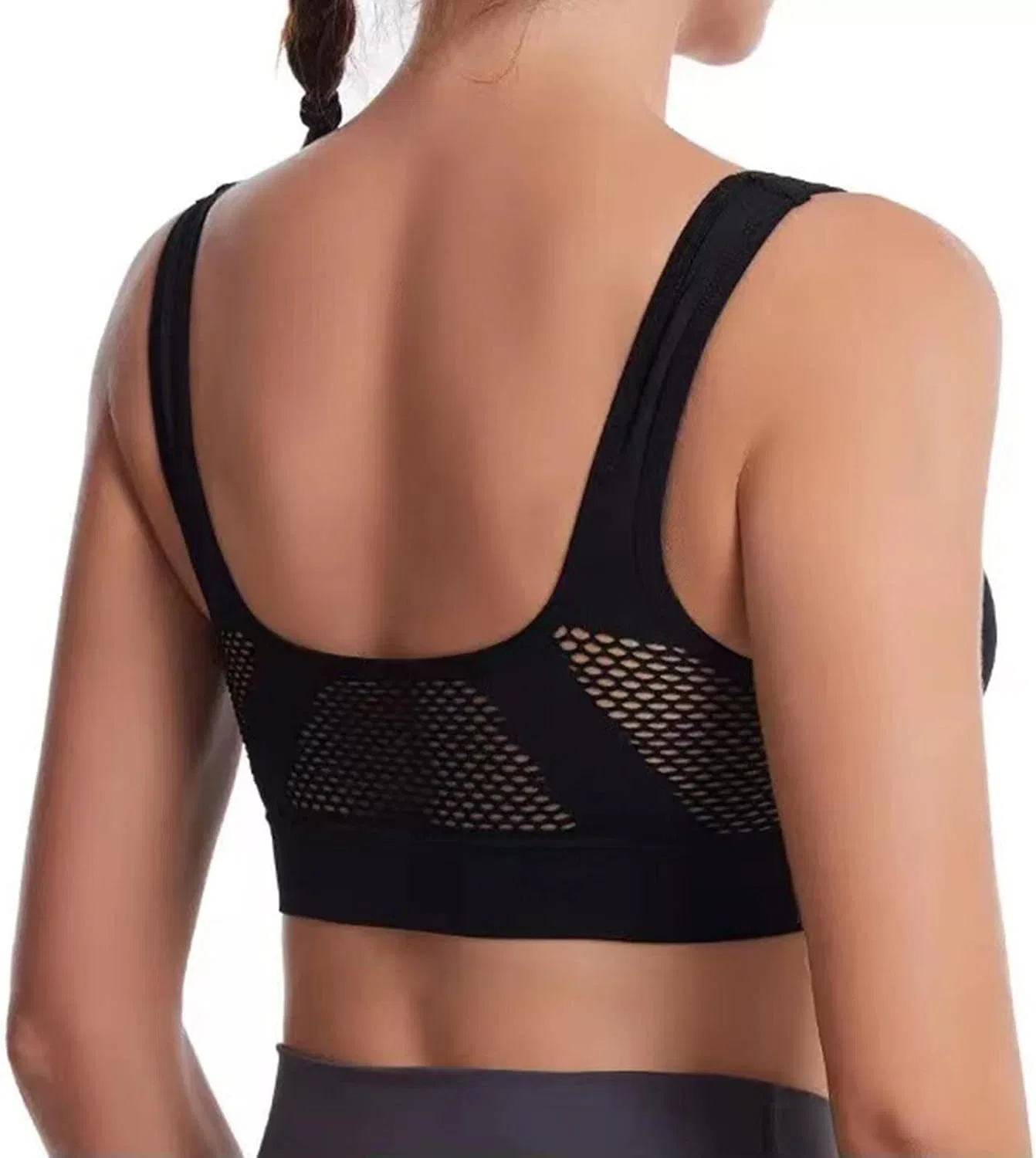 Спортивный бюстгальтер Breathable Cool Liftup Air Bra, Black — фото 3