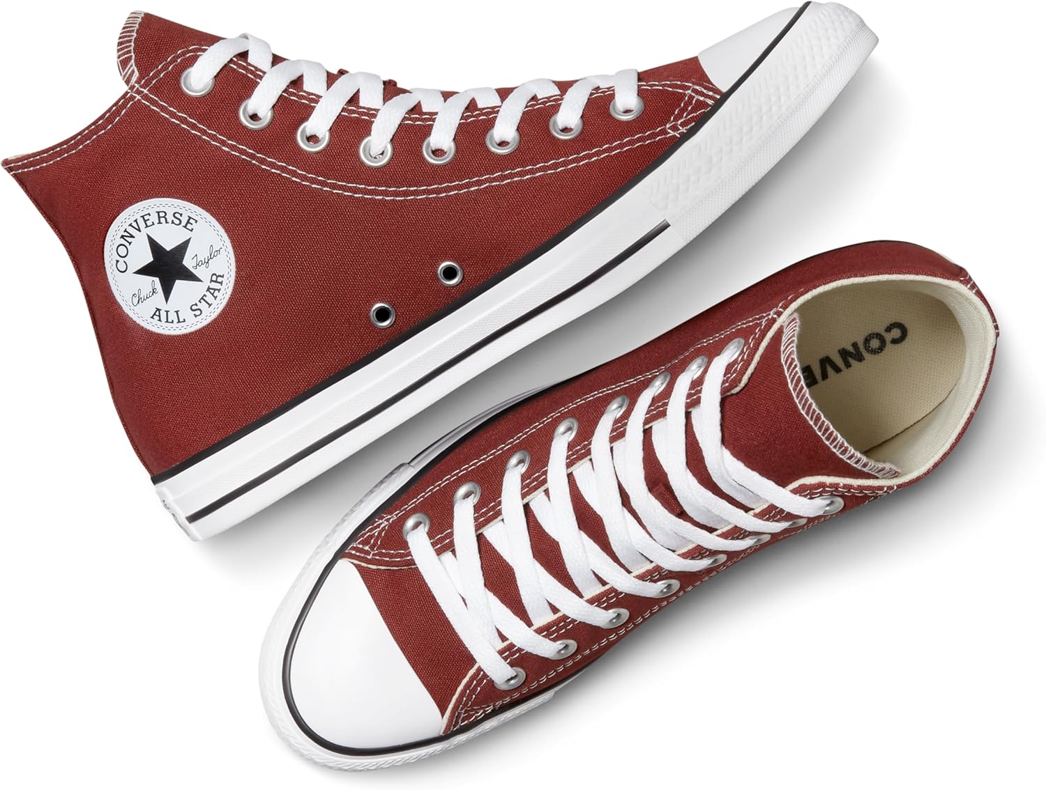 Кроссовки Converse Chuck Taylor All Star высокие унисекс для взрослых, 12 Women/10 Men Rottin Apple — фото 4