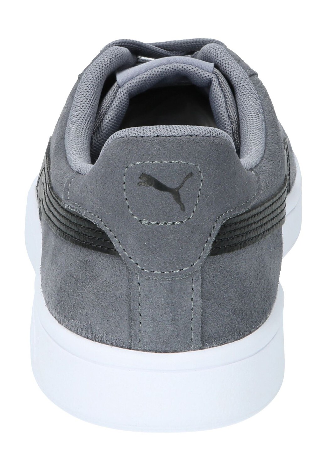 Кроссовки "Smash 30", кожа, Soft Пена+, мужские PUMA, цвет Gray Tilepuma Bla — фото 4