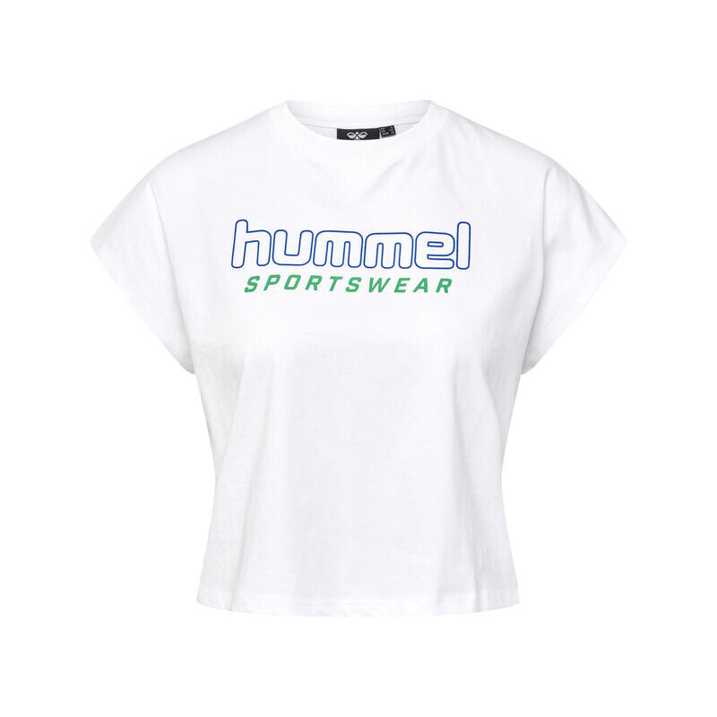 

Укороченная футболка Hmllgc June, женская, для спорта и отдыха HUMMEL, цвет weiss