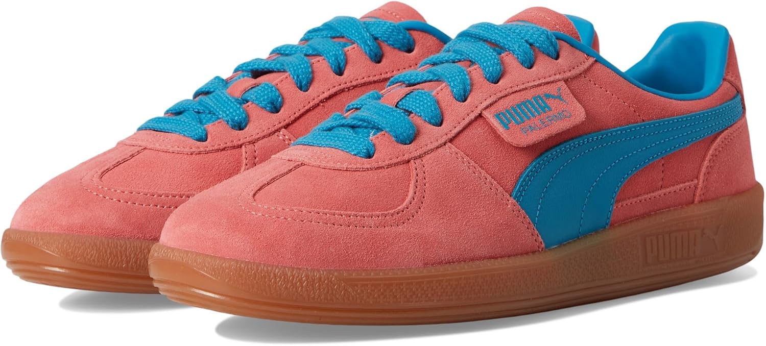 

Мужские винтажные кроссовки Puma Palermo, синий/персиковый