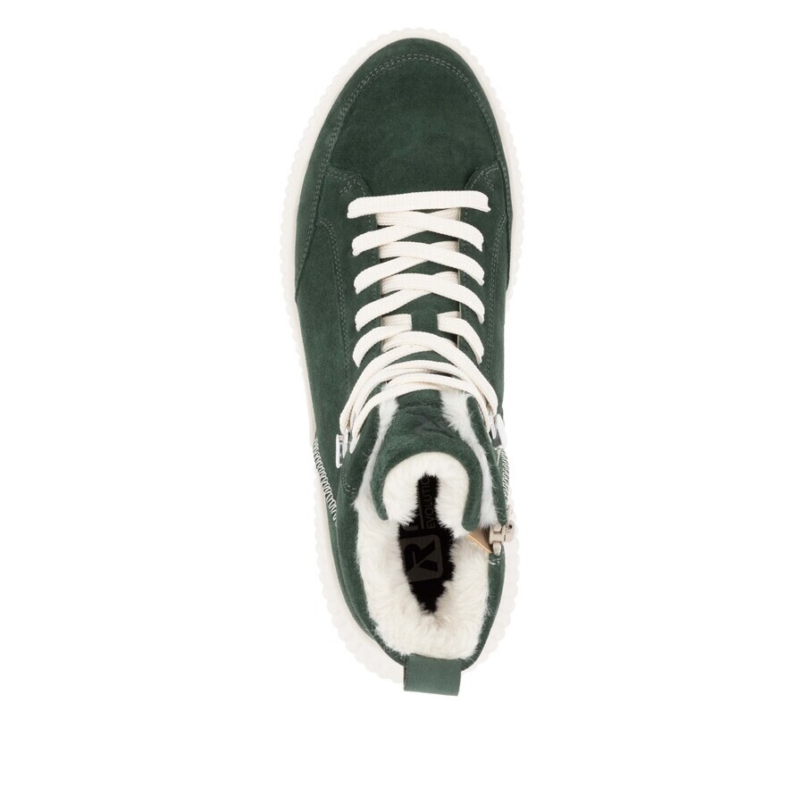 Ботильоны на шнуровке Rieker Lace-Up Ankle Boots W1771, цвет green/dark green — фото 4