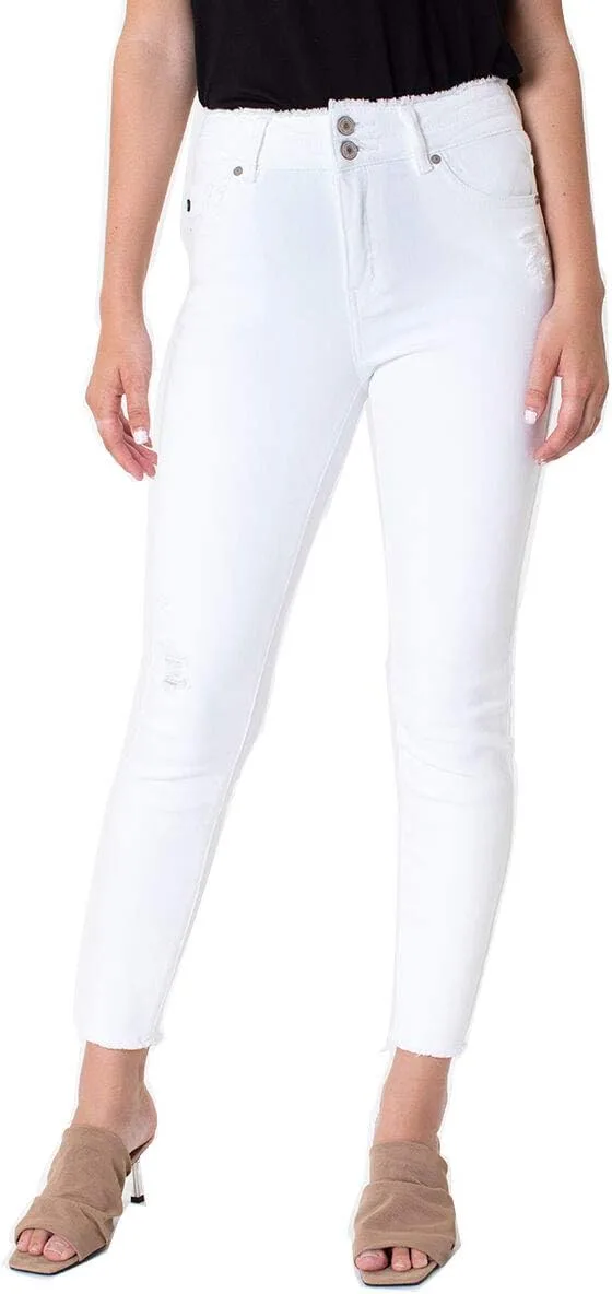 

Kan Can Women's High Rise Ankle Skinny Jeans - KC7317