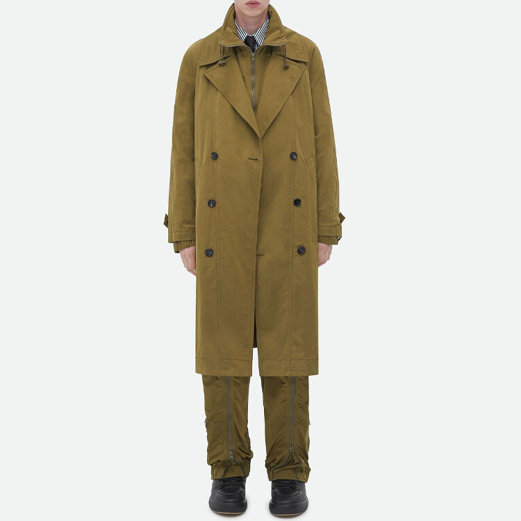 

Тренчкот мужской хаки Bottega Veneta