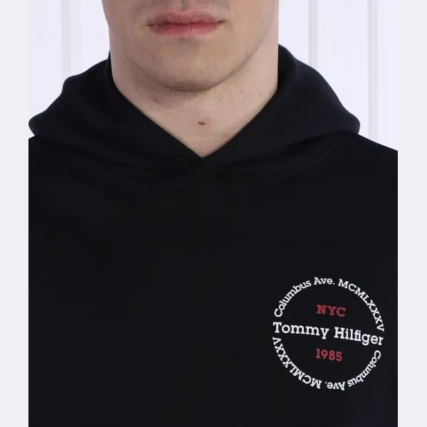 Толстовка с круглым вырезом стандартного кроя Tommy Hilfiger, синий — фото 3