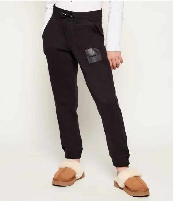 Спортивные штаны regular fit Hugo Kids, черный