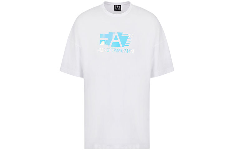 

Футболка мужская белая EA7 SS22 EMPORIO ARMANI