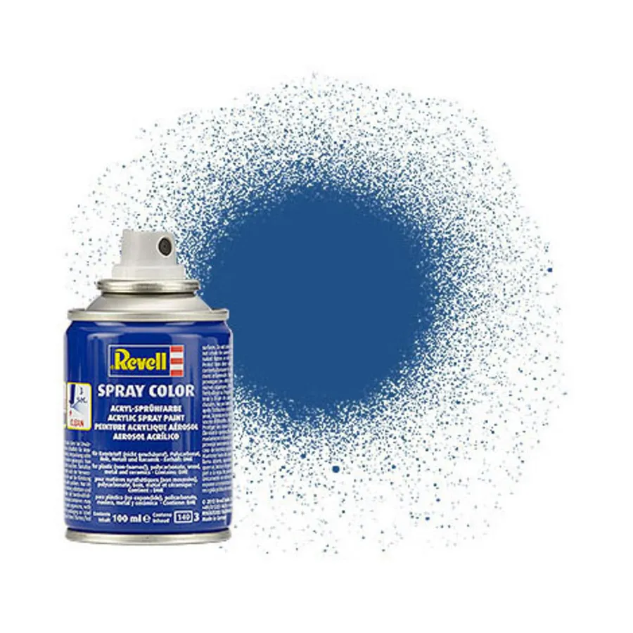 

Синий Мэтт, Paints - Spray Color (Revell)