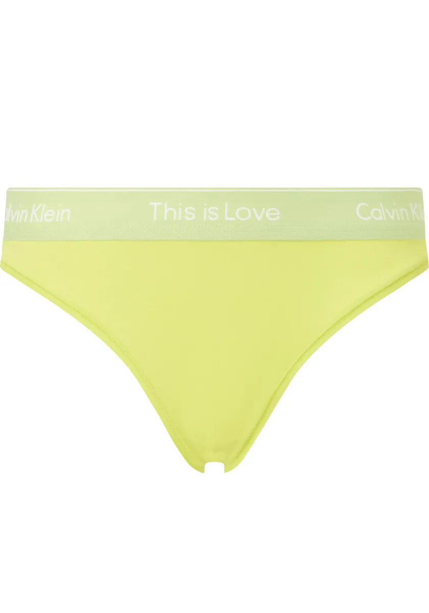 

Трусики бикини Calvin Klein Underwear "BIKINI", дизайн колор-блоков, цвет Lemon-Lime