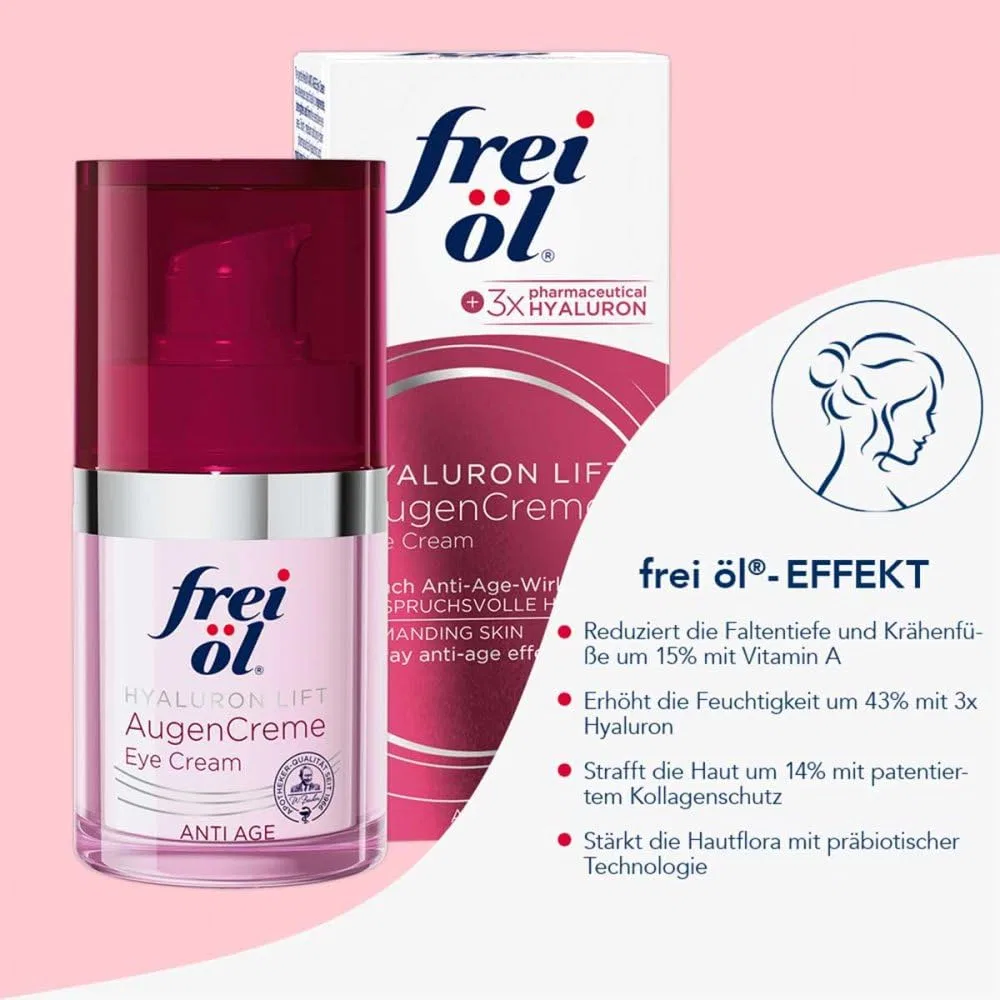 Антивозрастной гиалуроновый лифтинг-крем для глаз «Hyaluronic Lift Eye Cream» от frei öl Frei Öl — фото 4