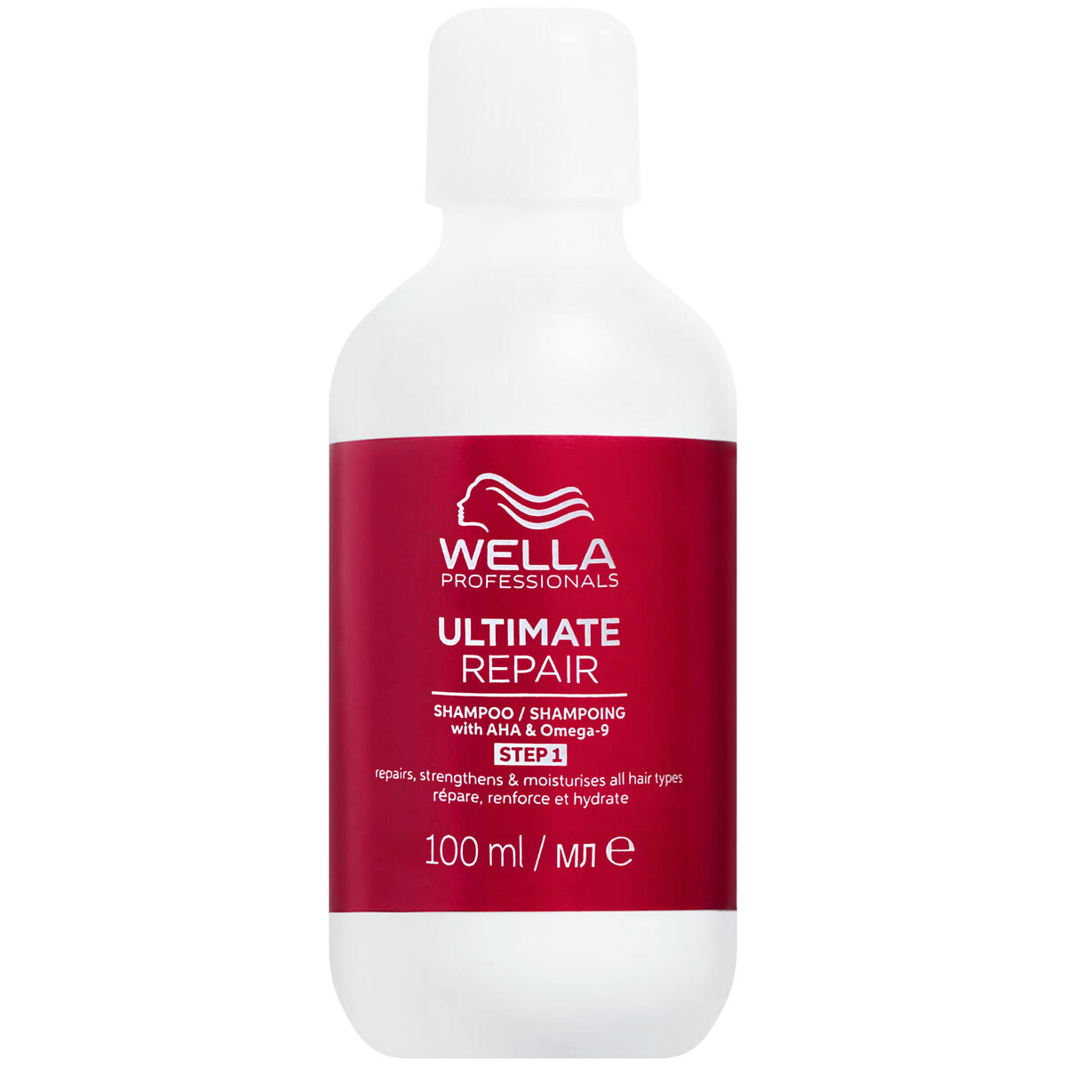 

Wella, Ultimate Repair Shampoo, Восстанавливающий шампунь для сухих и поврежденных волос, 100мл