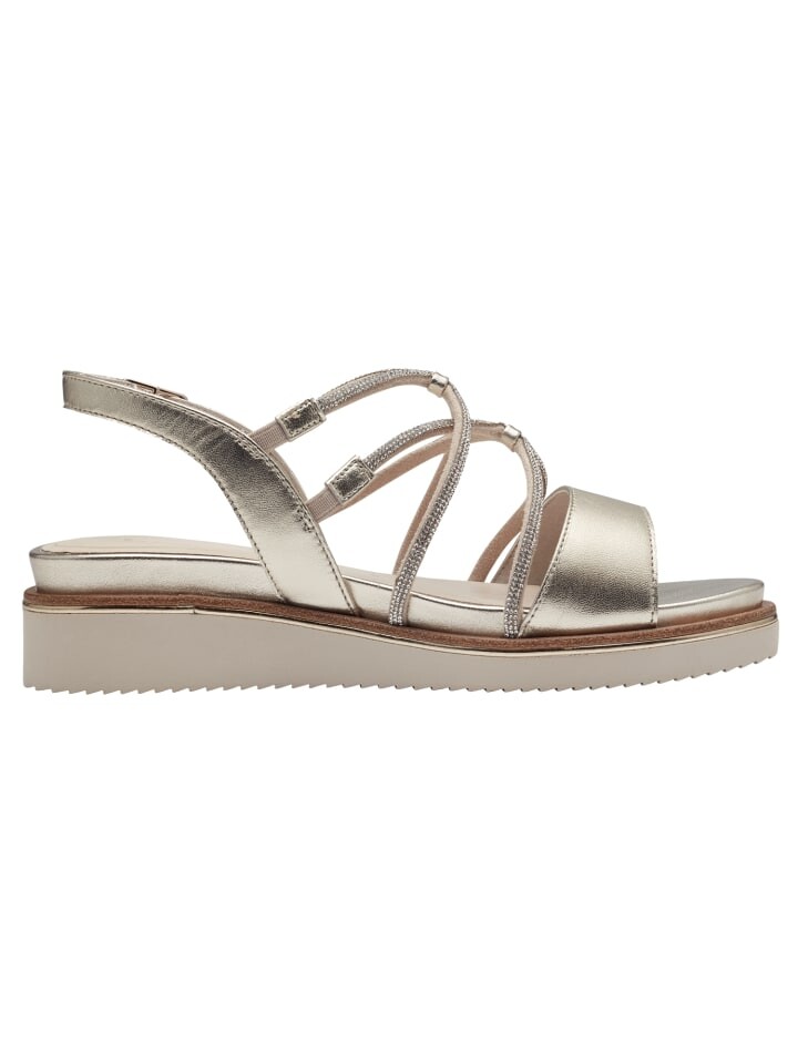 Сандалии на плоской подошве Tamaris Sandalette, цвет light gold — фото 3