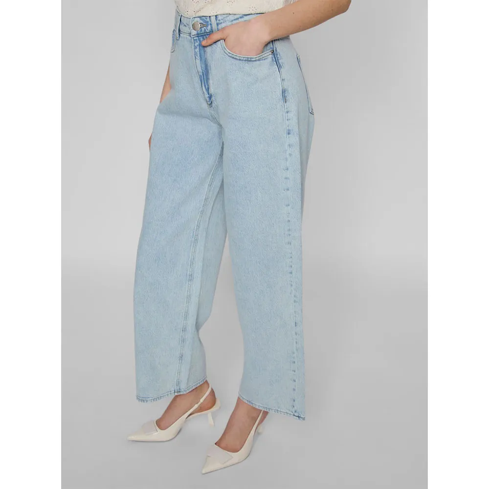 

Джинсы Vila Freya Jaf high waist, синий