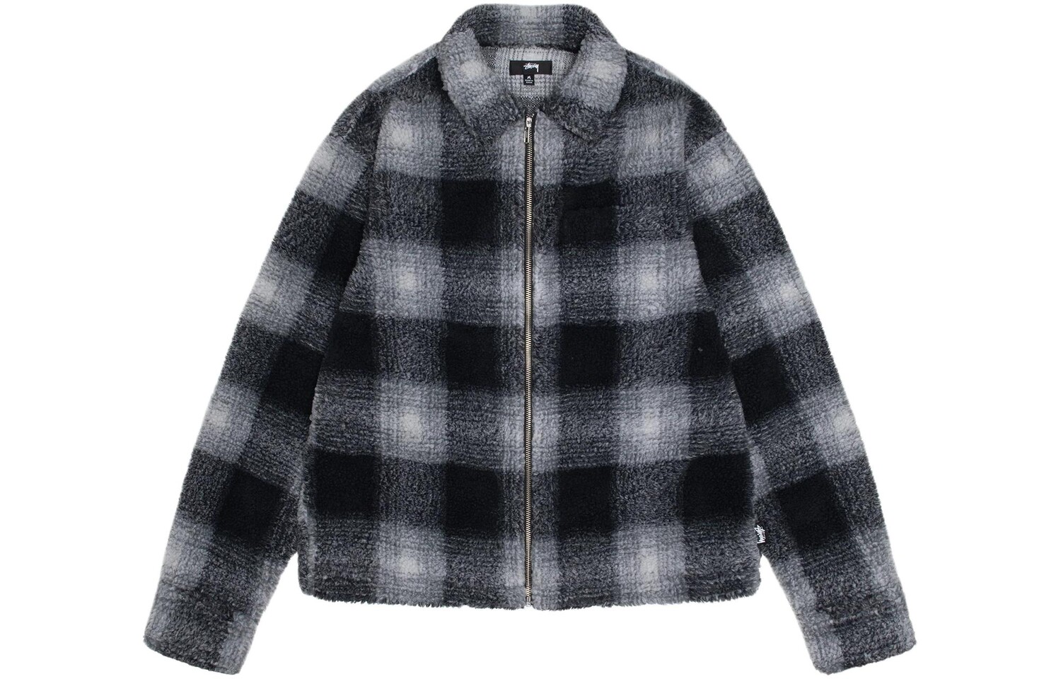 

Бархатная куртка унисекс Stussy, фиолетовый