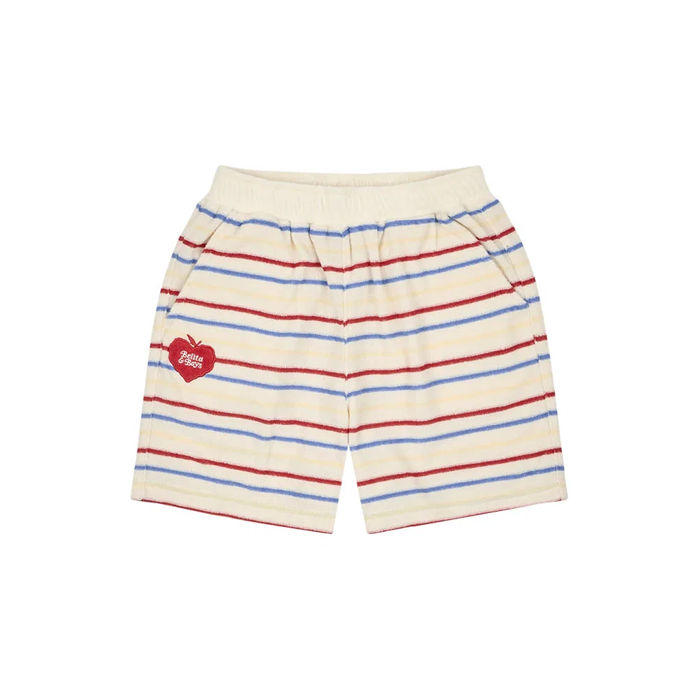Детские махровые шорты Bubble Apple Rainbow Stripe от Belita&Boys — фото 2