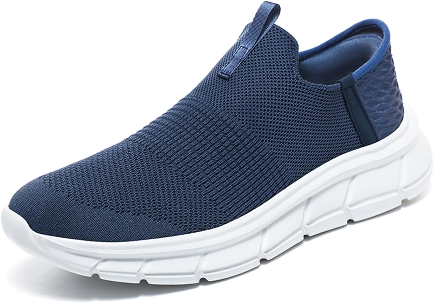 

Мужские кроссовки JiuQing без шнурков, легкие для бега, прогулок и занятий в спортзале, с сетчатым верхом, синий