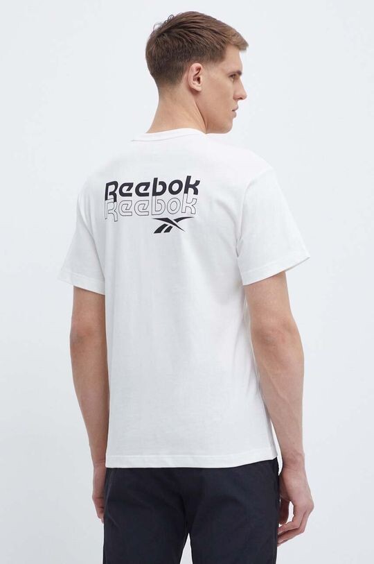 

Хлопковая футболка Brand Proud Reebok, бежевый