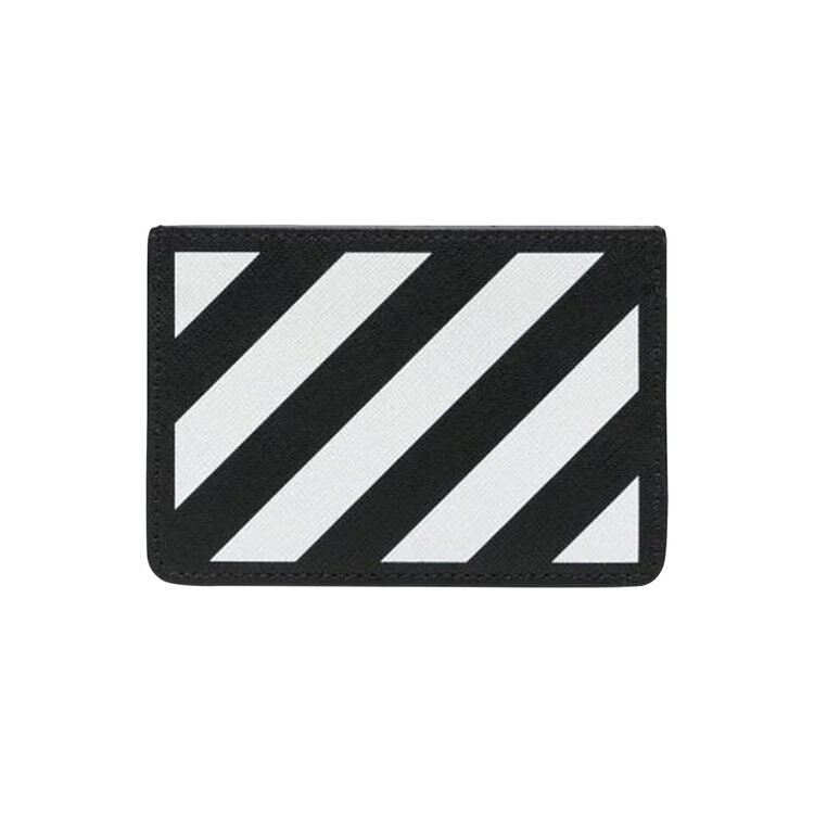 

Картхолдер Off-White Binder Diagonal Card Case, черный/белый