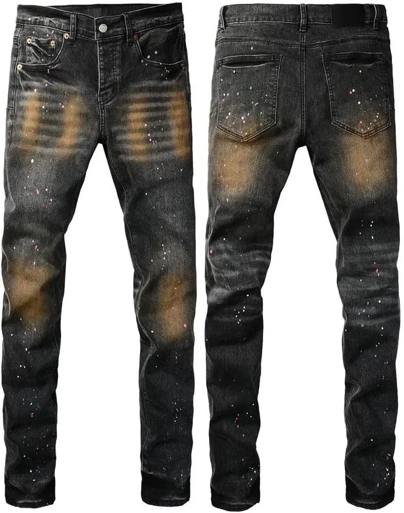 Джинсы distressed skinny, 9109
