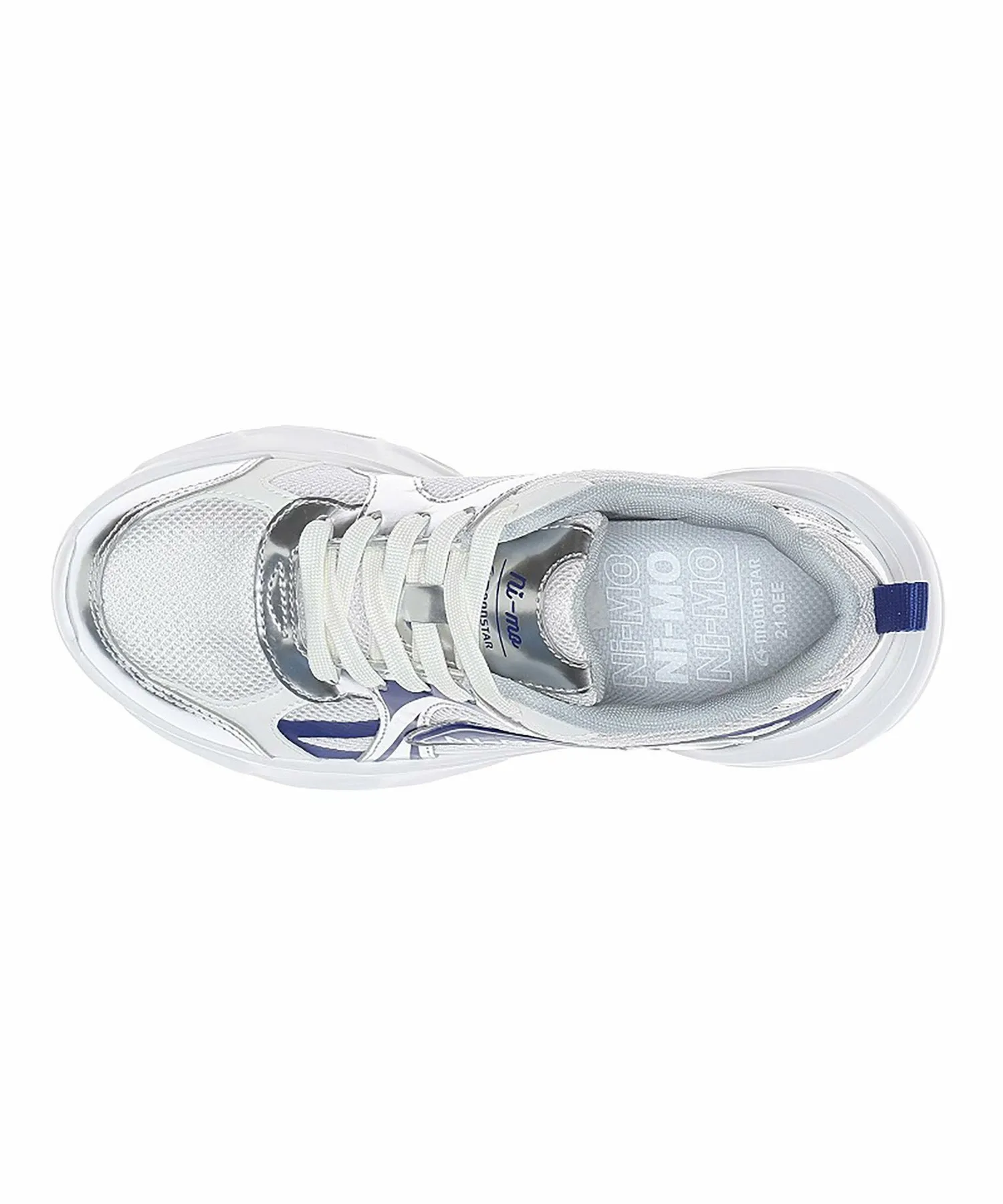 Детские кроссовки MoonStar NM J148 белого цвета для девочек Ni-Mo, white — фото 3