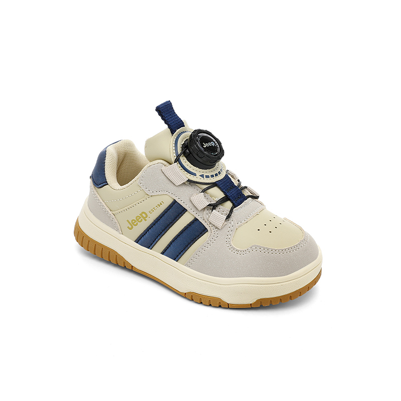 Jeep Кроссовки Air Force 1 Running Beige Dark Blue Kids' — фото 3