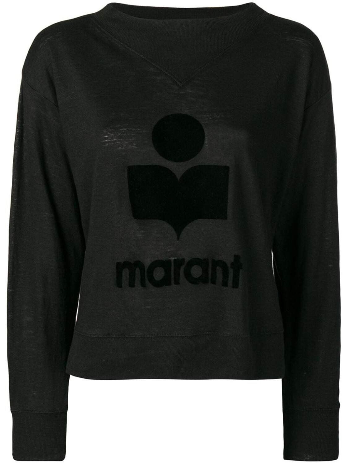 

Джемпер с логотипом в тон MARANT ÉTOILE, черный