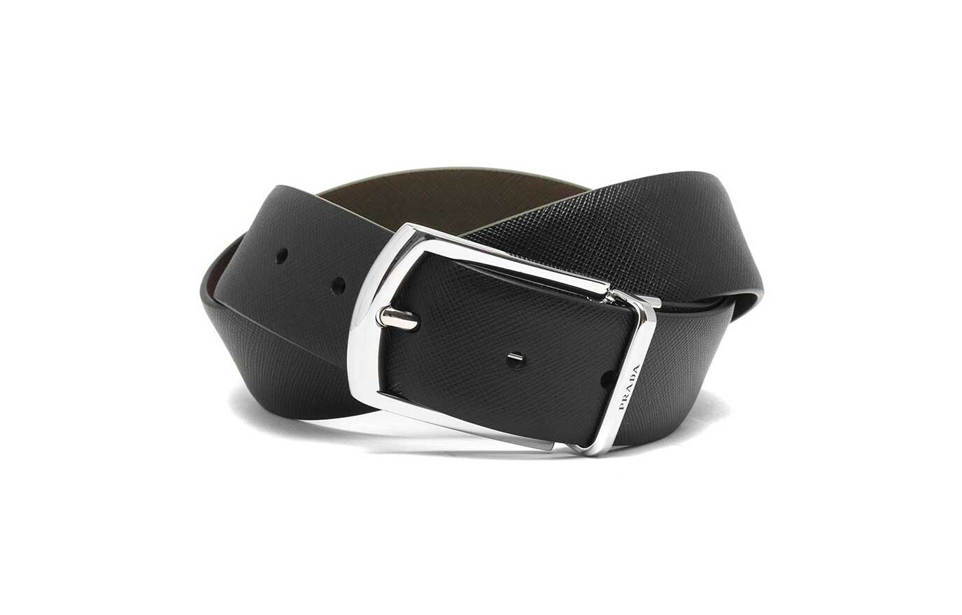 

Ремень мужской Prada Reversible, черный