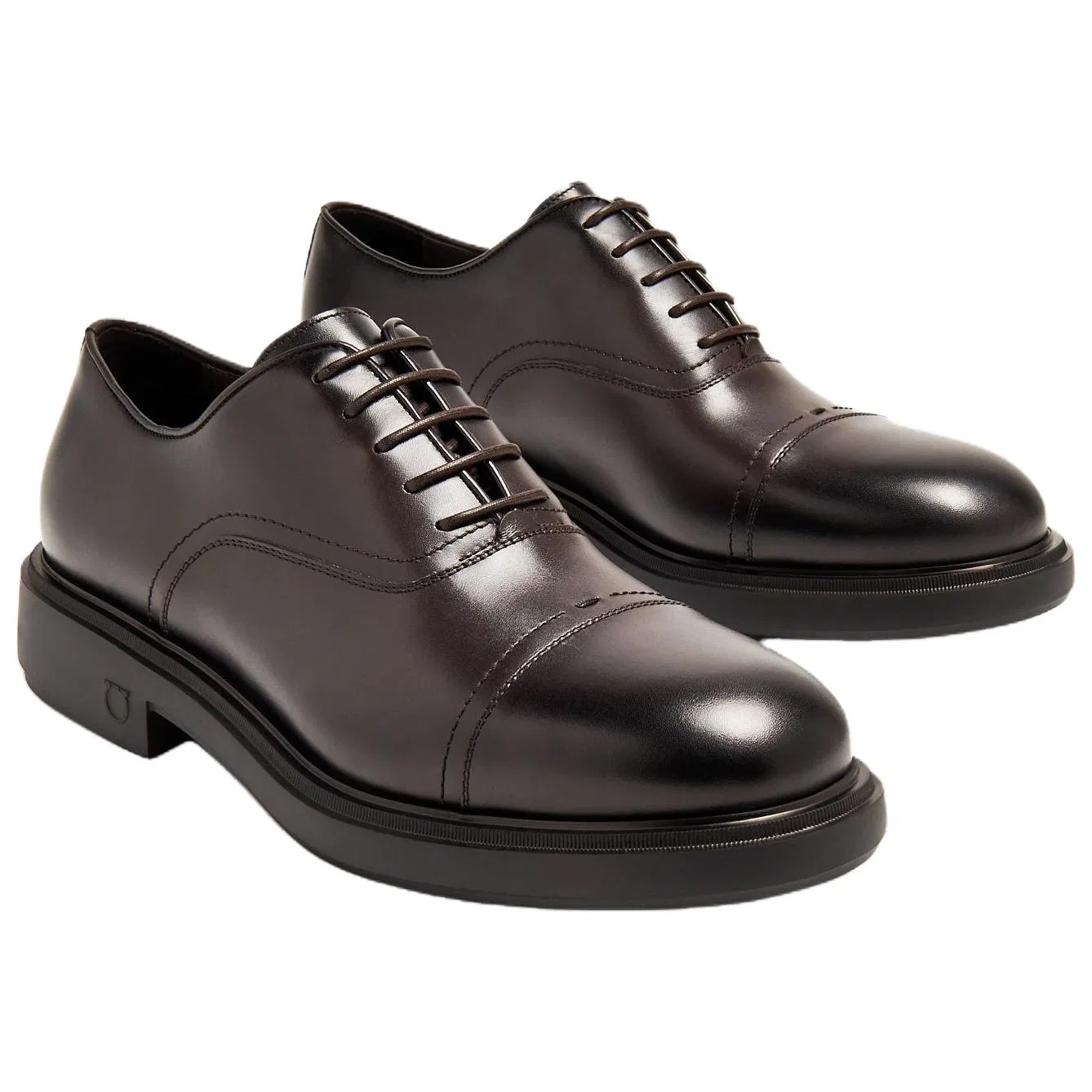 Туфли коричневые Ferragamo — фото 4